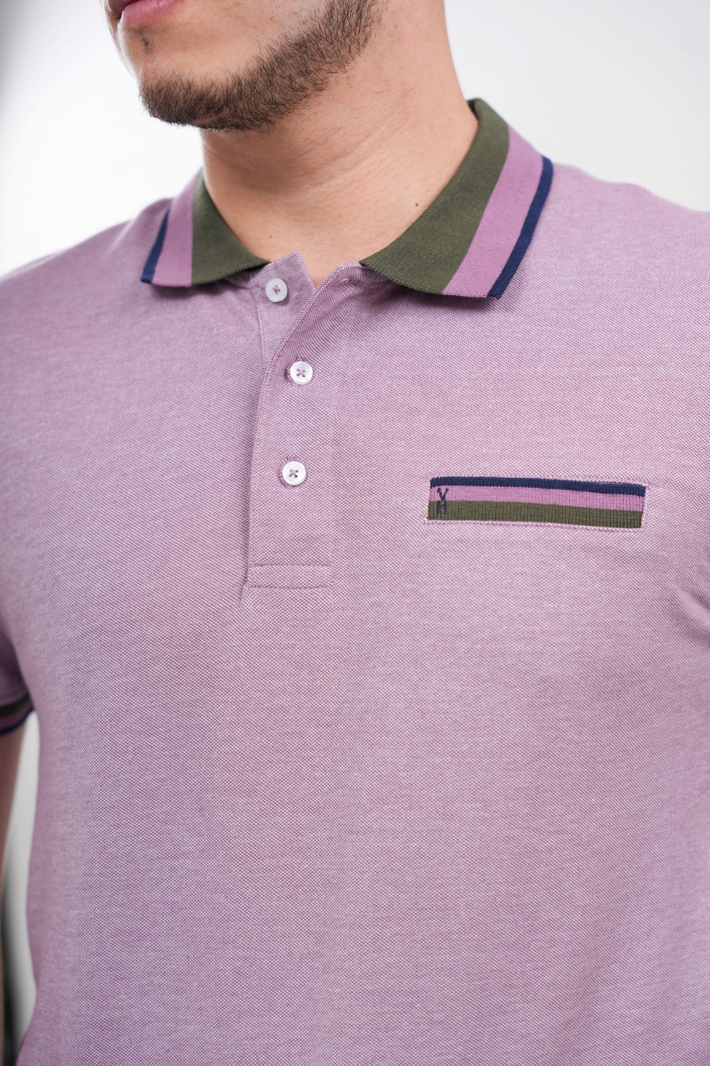 TB Polo - 1 50% Algodón 50% Polyester - Violeta