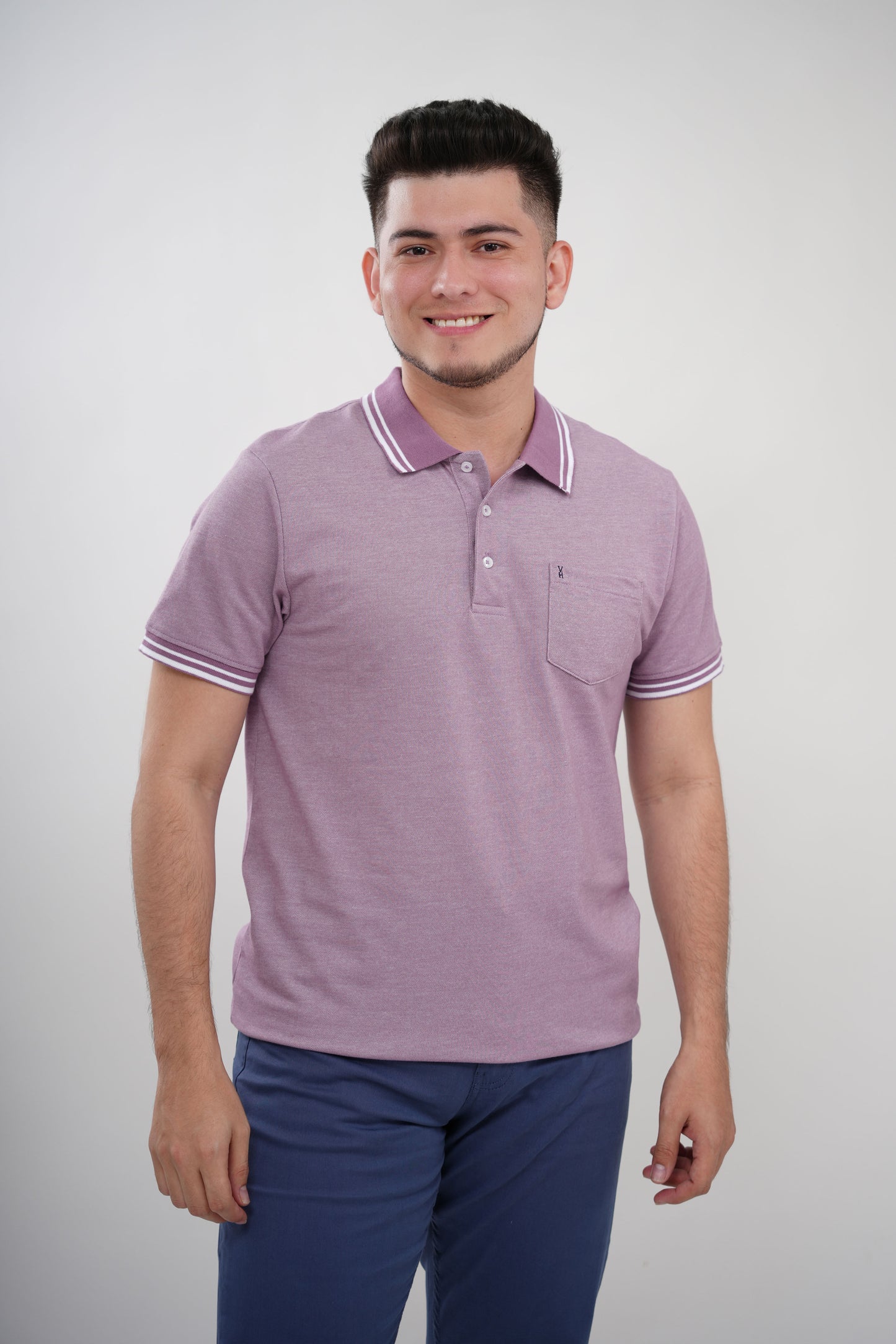 TB Polo - 4 50% Algodón 50% Polyester - Violeta