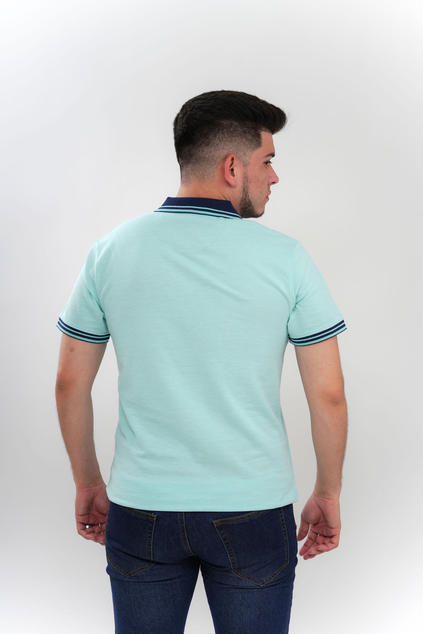 TB Polo - 4 50% Algodón 50% Polyester - Aqua