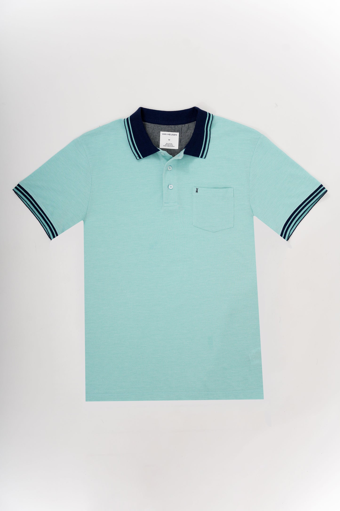 TB Polo - 4 50% Algodón 50% Polyester - Aqua