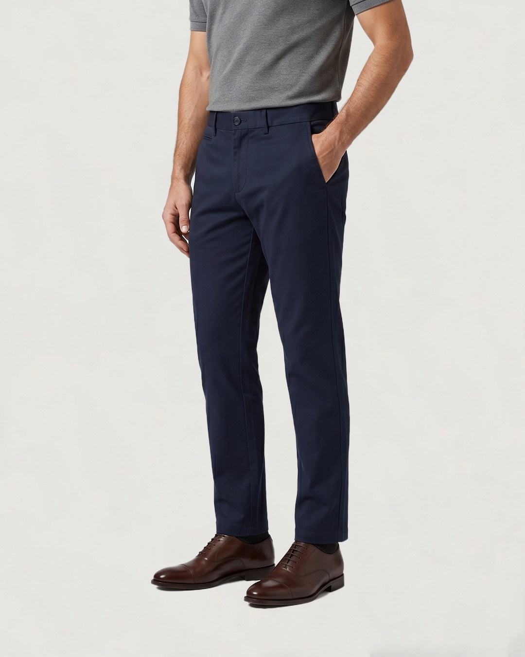 PANTALÓN CHINO FIT STRETCH DOBBY