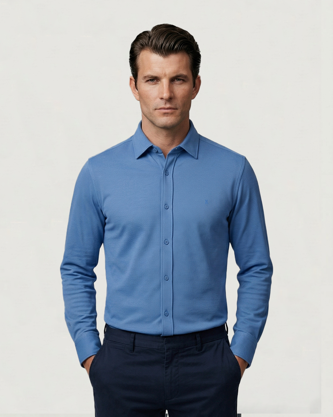 CAMISA ML OXFORD DRESS