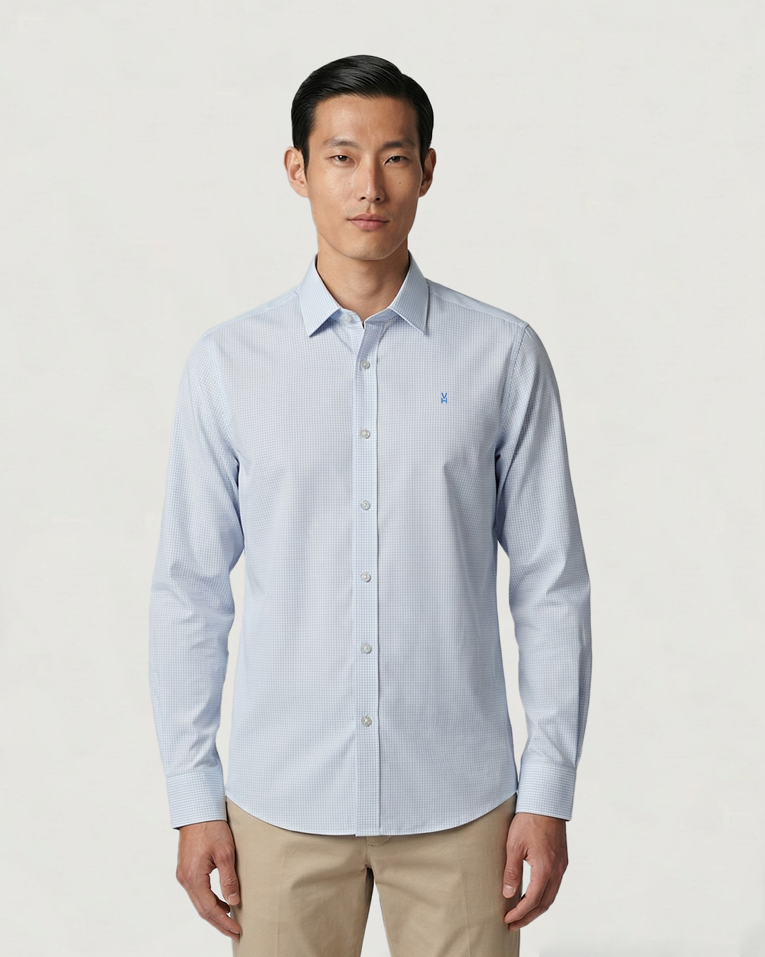CAMISA ML 4 WAY STRECH CUADRO