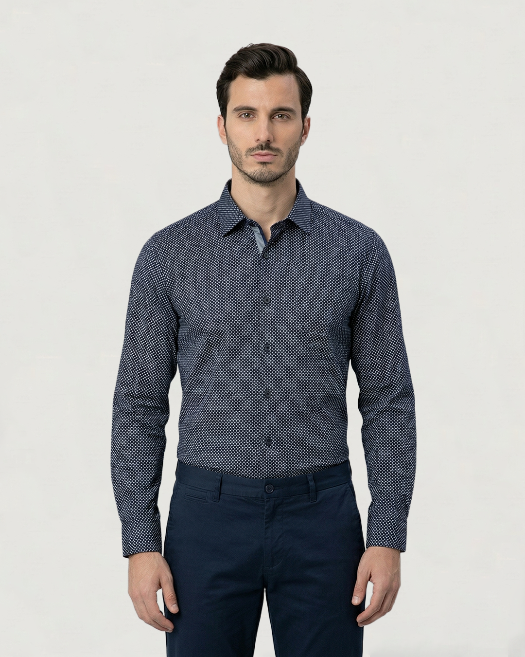 CAMISA ML 4 WAY STRECH PRINT