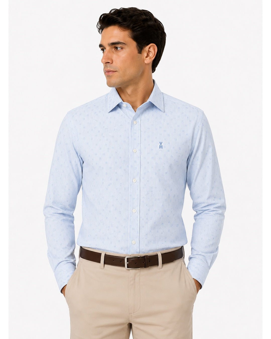 CAMISA ML 4 WAY STRECH PRINT