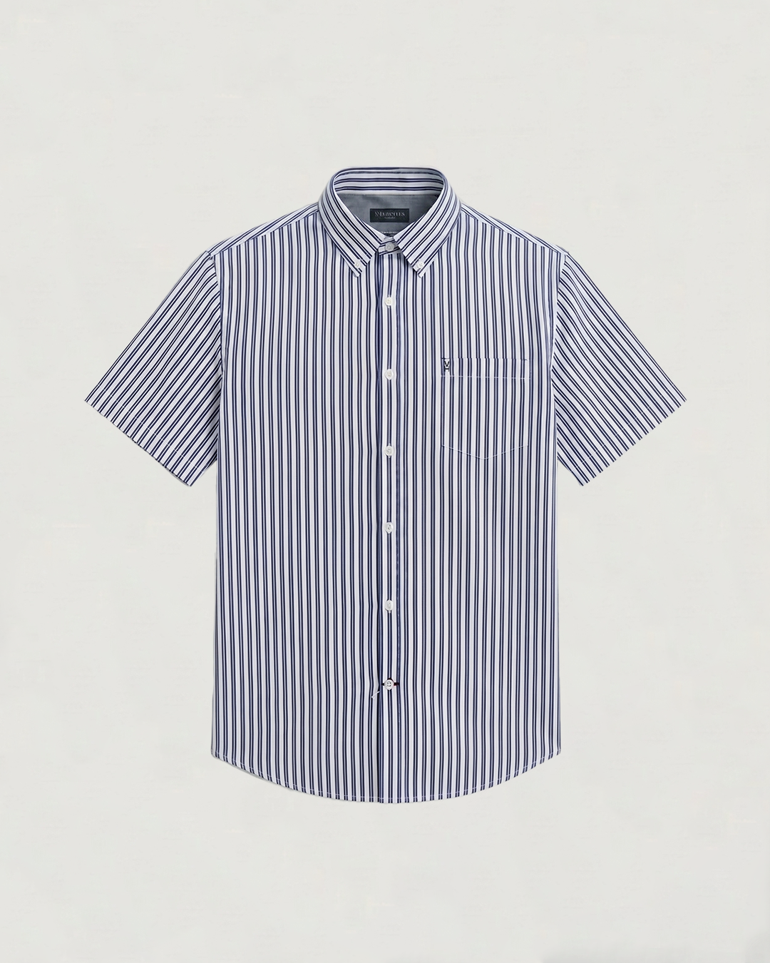 CAMISA MODA BL MC RAYAS
