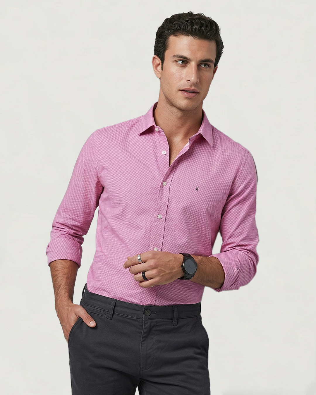 CAMISA ML 4 WAY STRECH PRINT