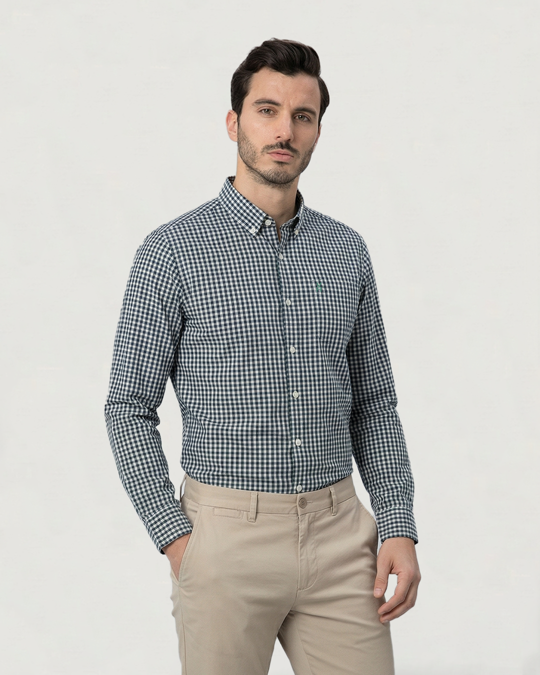 CAMISA MODA BL ML CUADROS