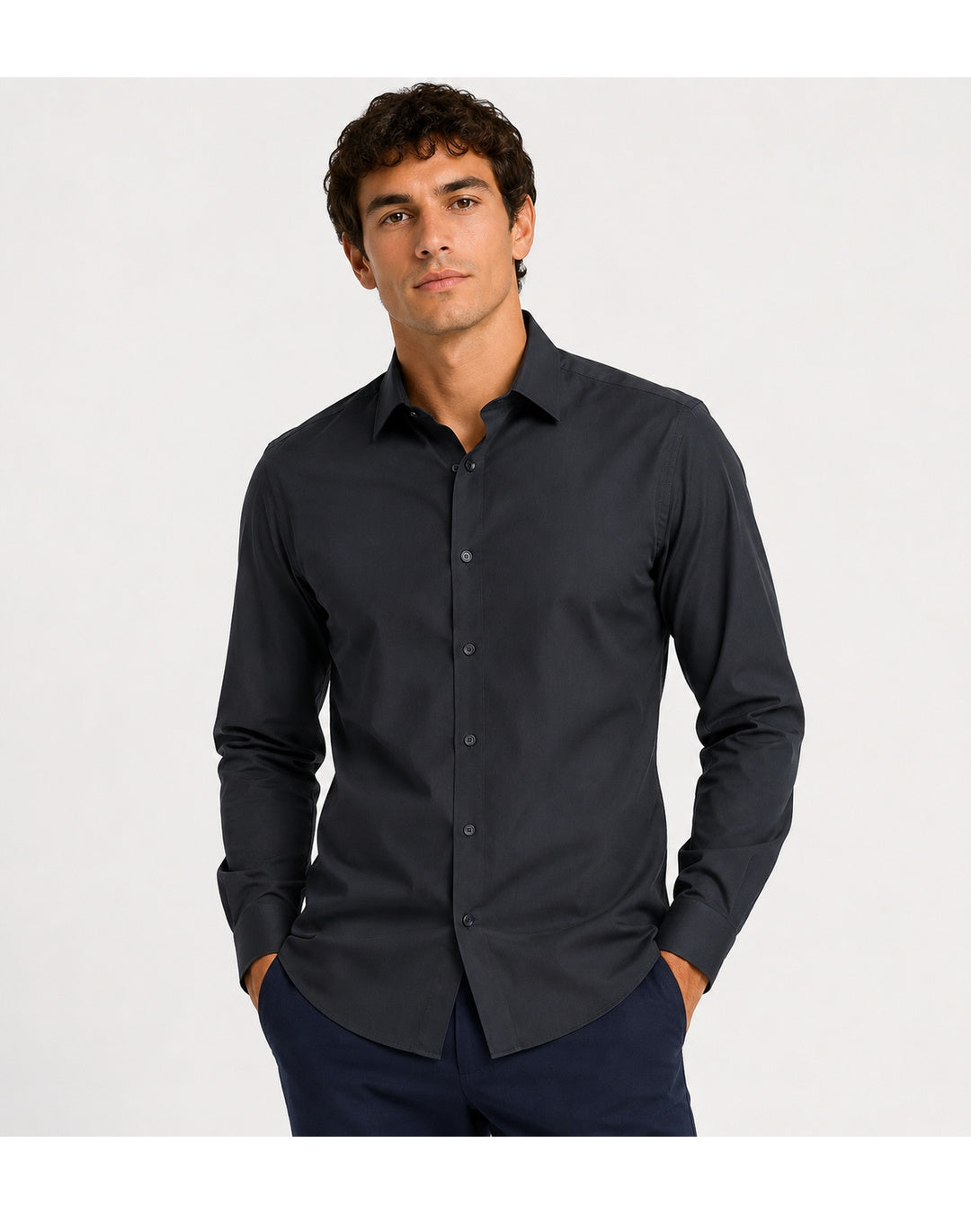 CAMISA NOS  BL DOBBY