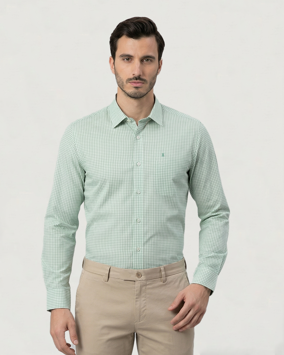 CAMISA ML 4 WAY STRECH CUADRO