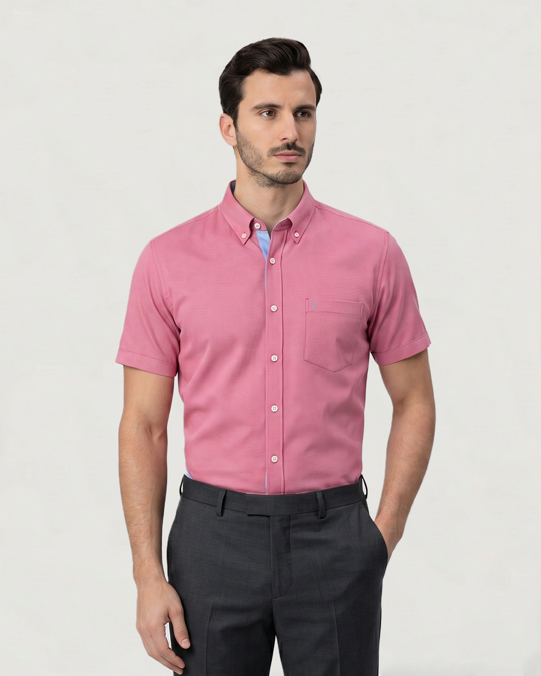 CAMISA MC OXFORD CASUAL