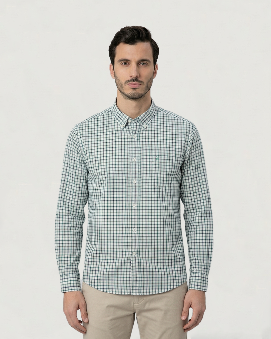 CAMISA MODA BL ML CUADROS