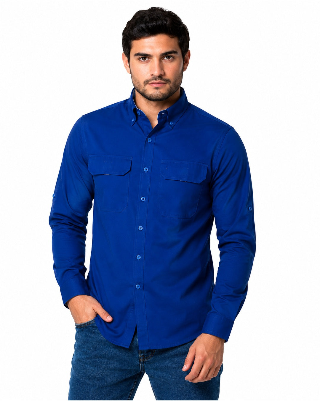 CAMISA ML ESTILO VAN HEUSEN AIR SOLIDA