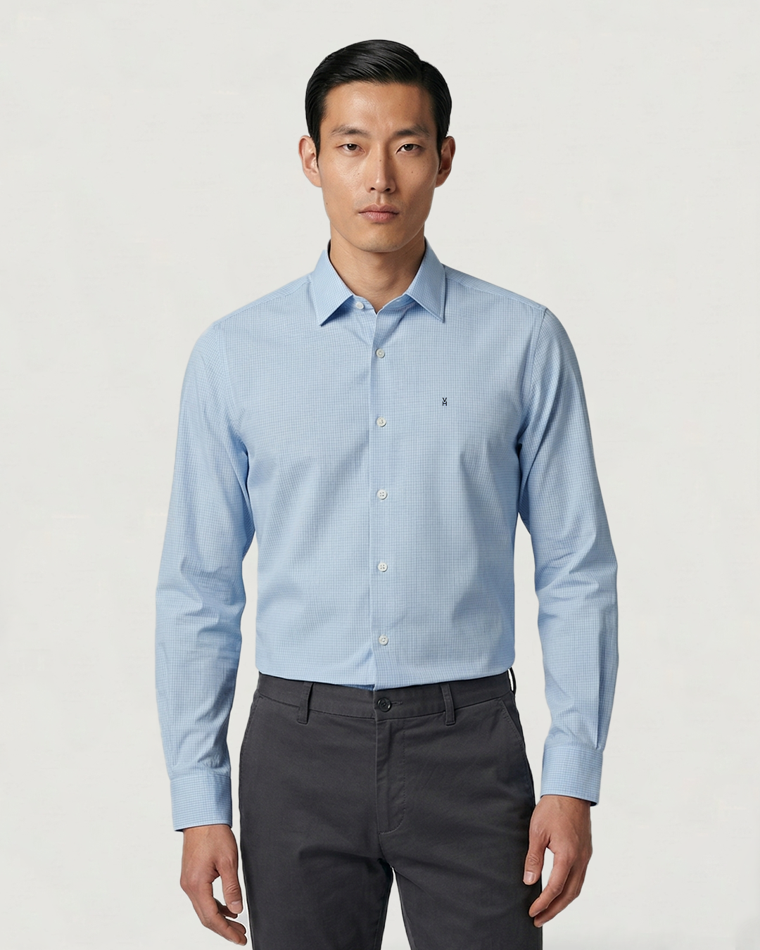 CAMISA ML 4 WAY STRECH PRINT ROMBO