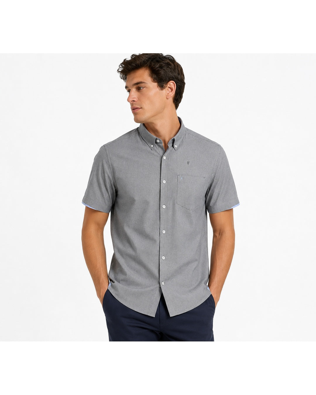 CAMISA MC OXFORD CASUAL