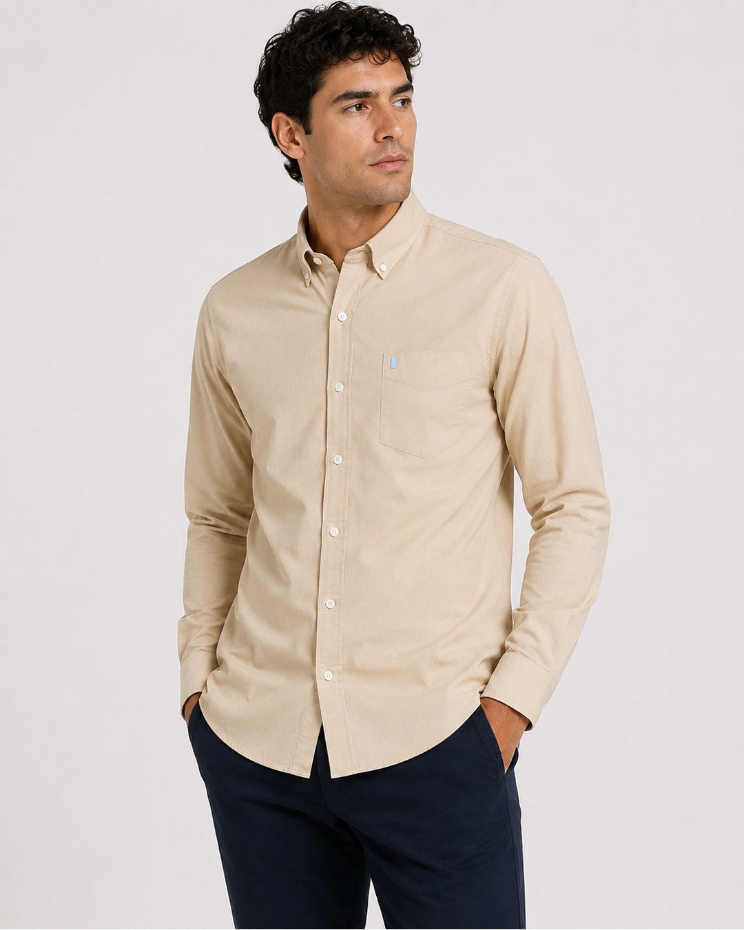CAMISA ML OXFORD CASUAL