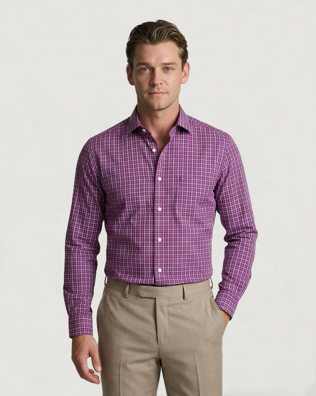 CAMISA ML PREMIUM SPORT CASUAL CUADROS