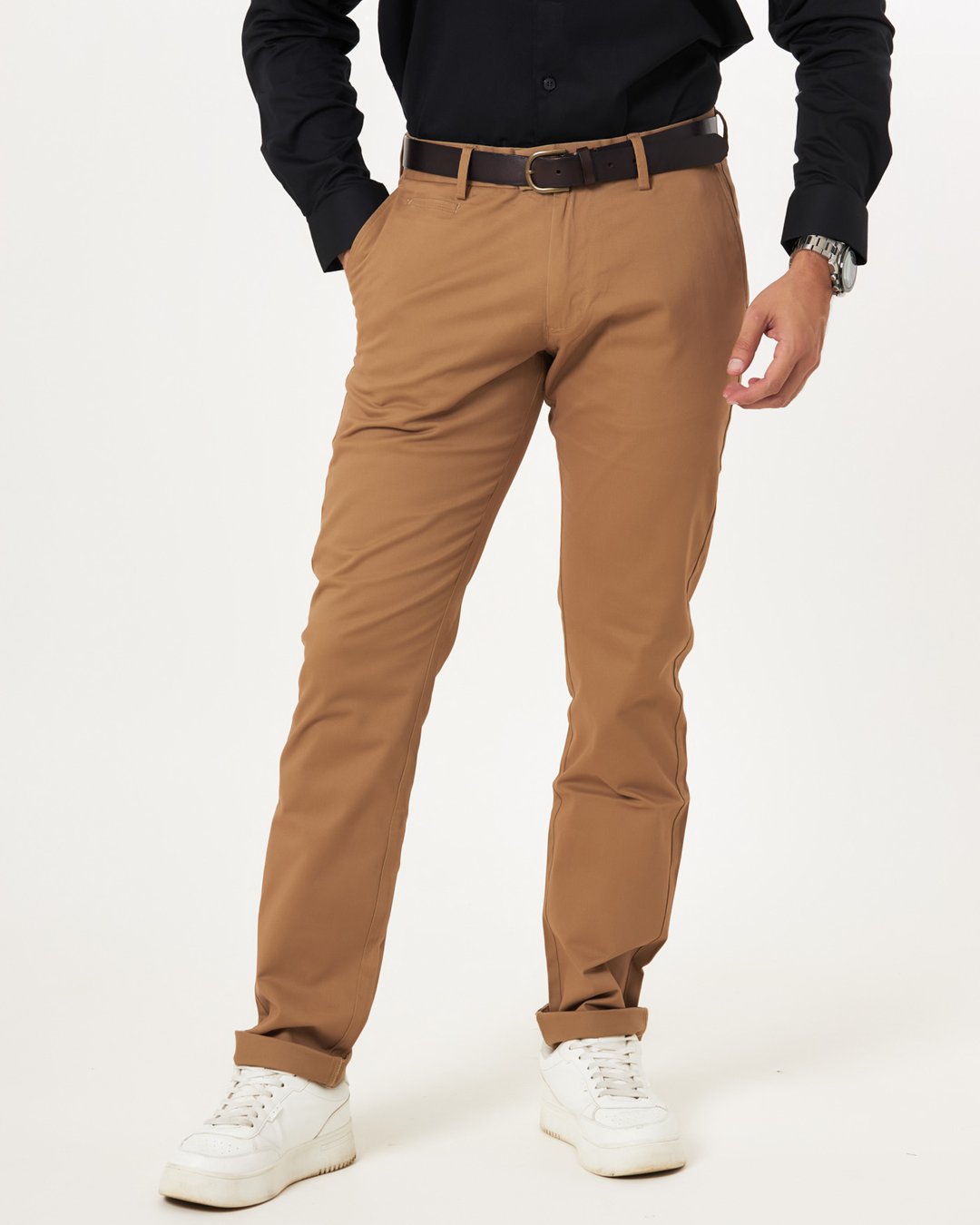 PANTALÓN CHINO  FIT STRETCH (SATIN)