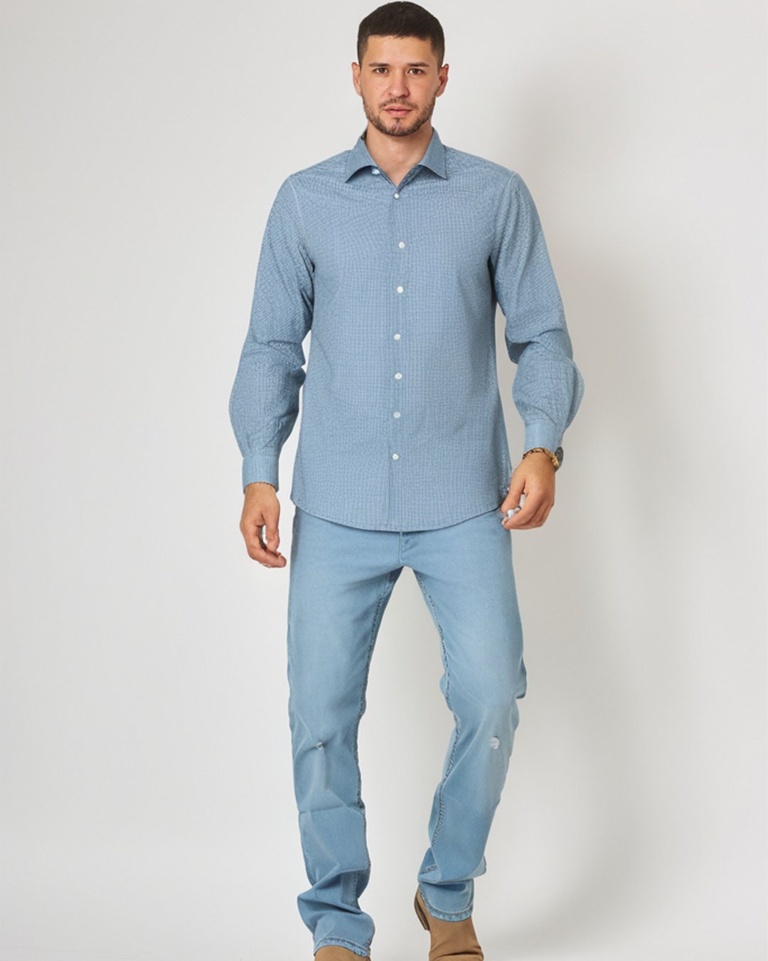 CAMISA ML 4 WAY STRECH PRINT VARIOS