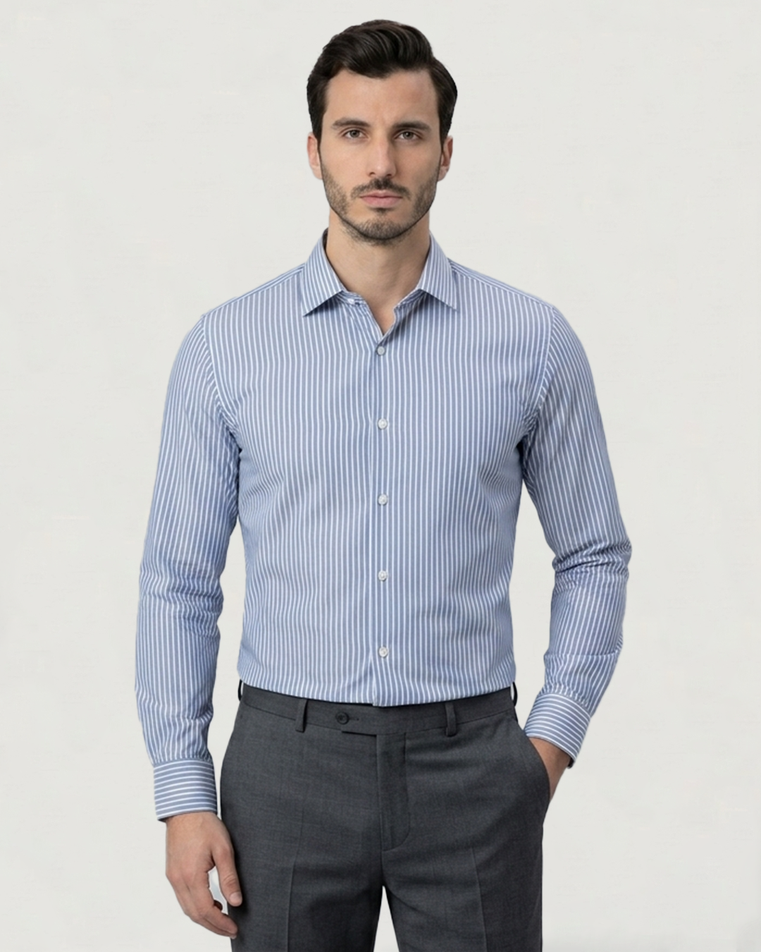 CAMISA ML PREMIUM RAYAS
