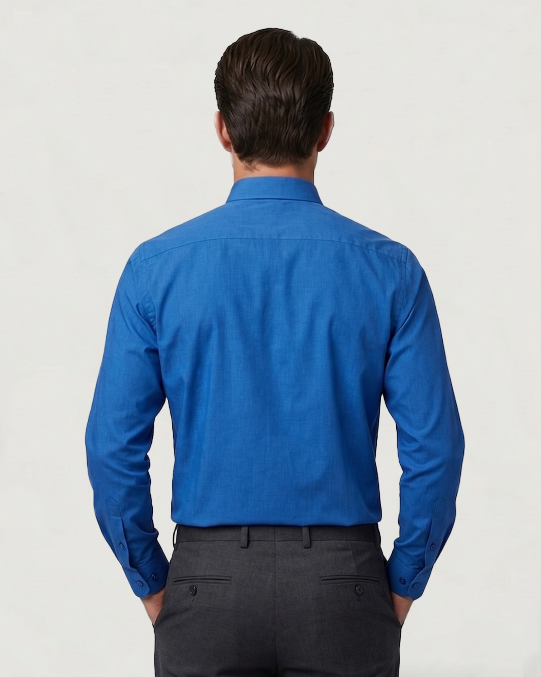CAMISA ML BL SOLIDA WF C/SPANDEX