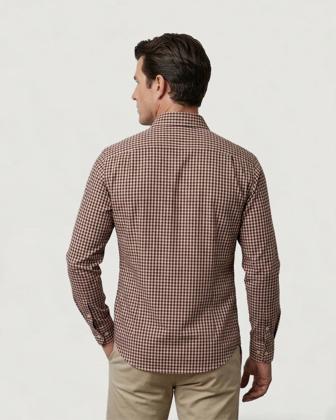 CAMISA MODA BL ML CUADROS