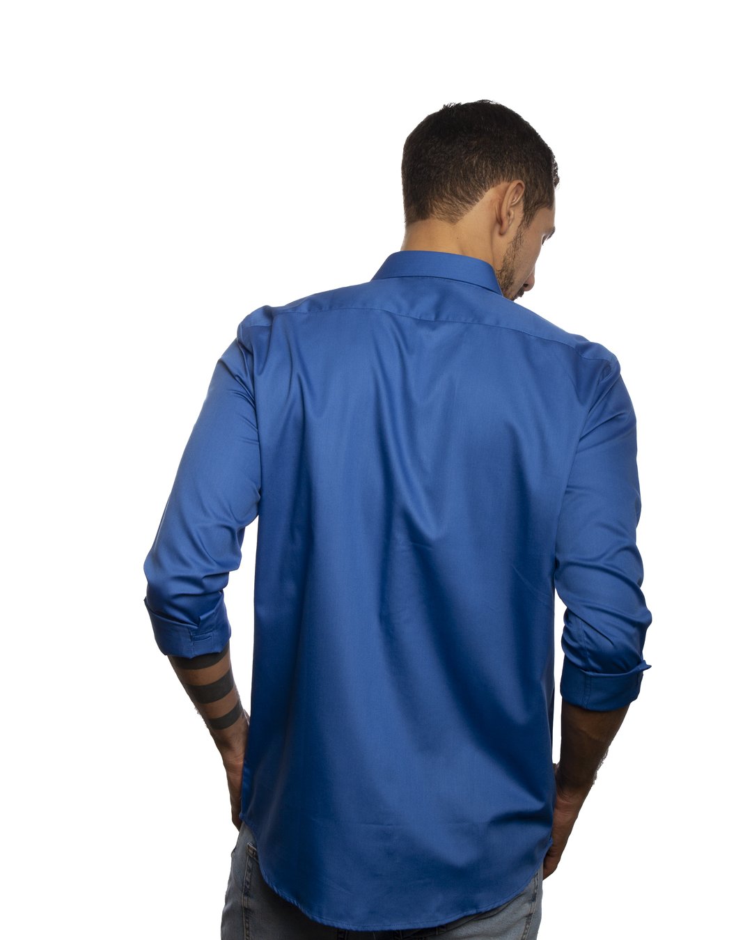 CAMISA ML BL SOLIDA WF
