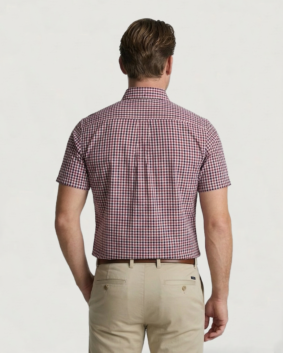 CAMISA MODA BL MC CUADROS