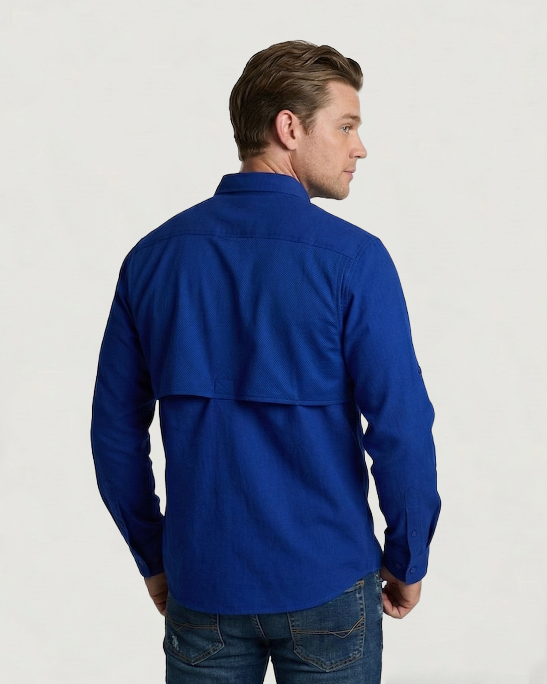 CAMISA ML ESTILO VAN HEUSEN AIR SOLIDA