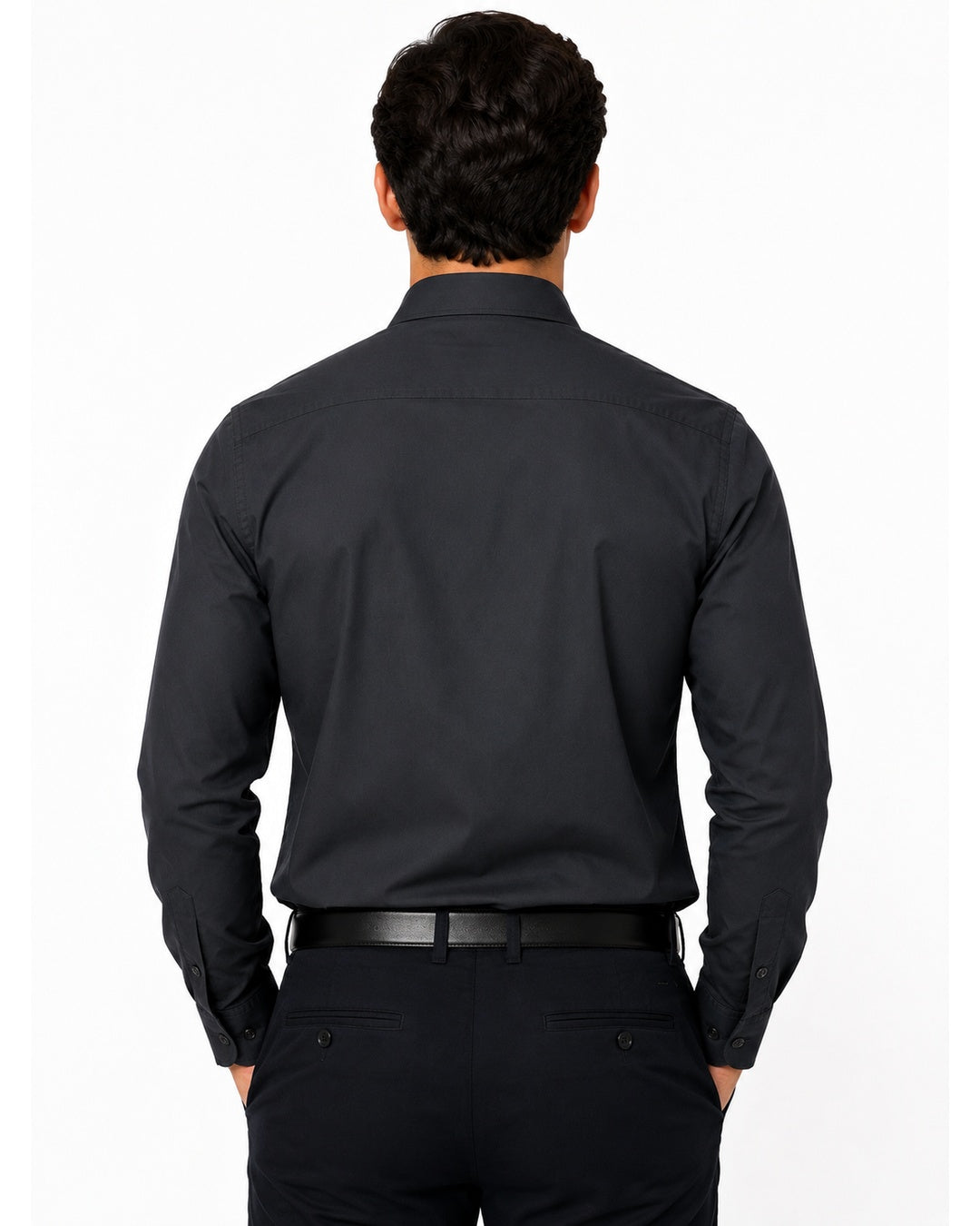 CAMISA ML BL SOLIDA WF