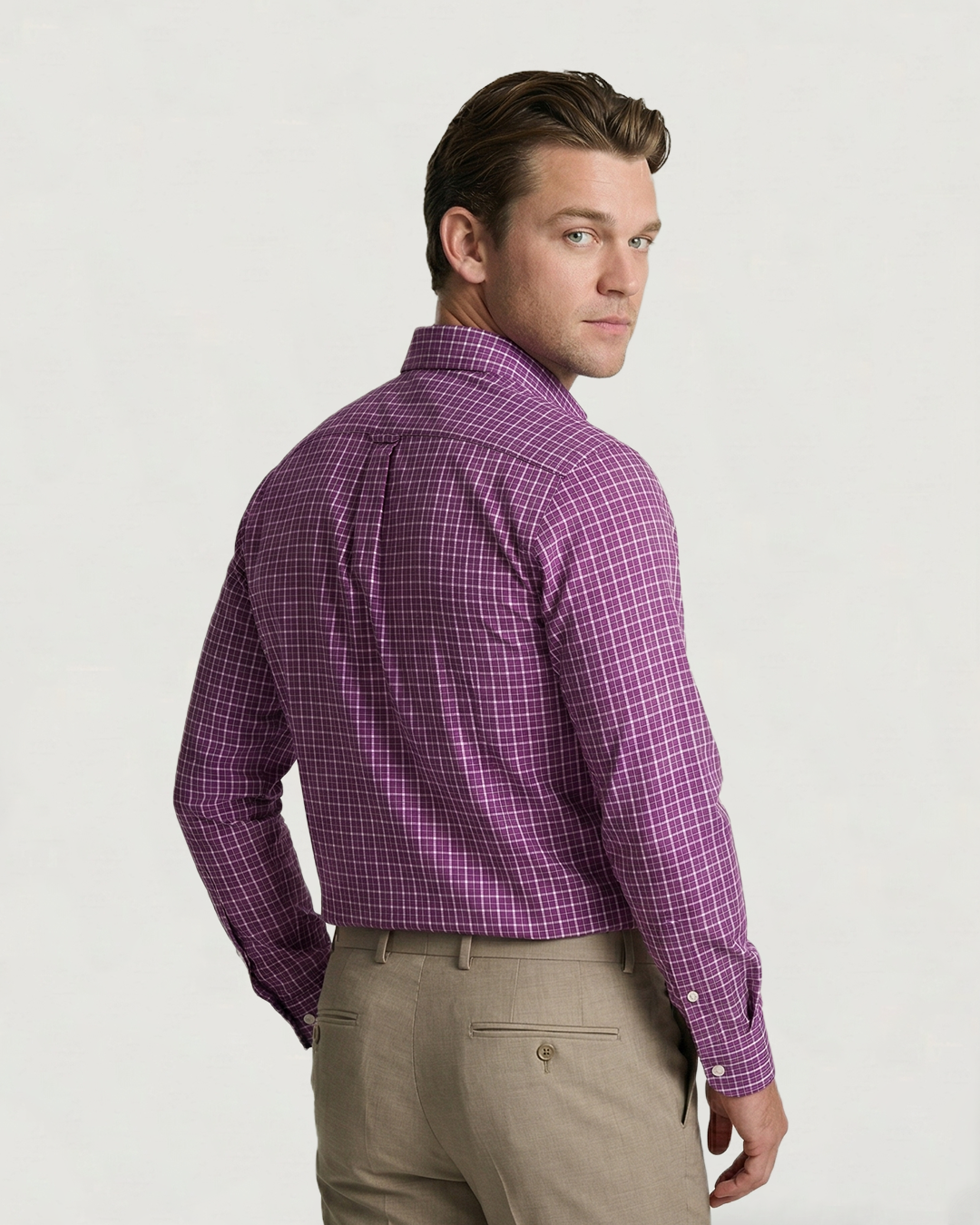 CAMISA ML PREMIUM SPORT CASUAL CUADROS