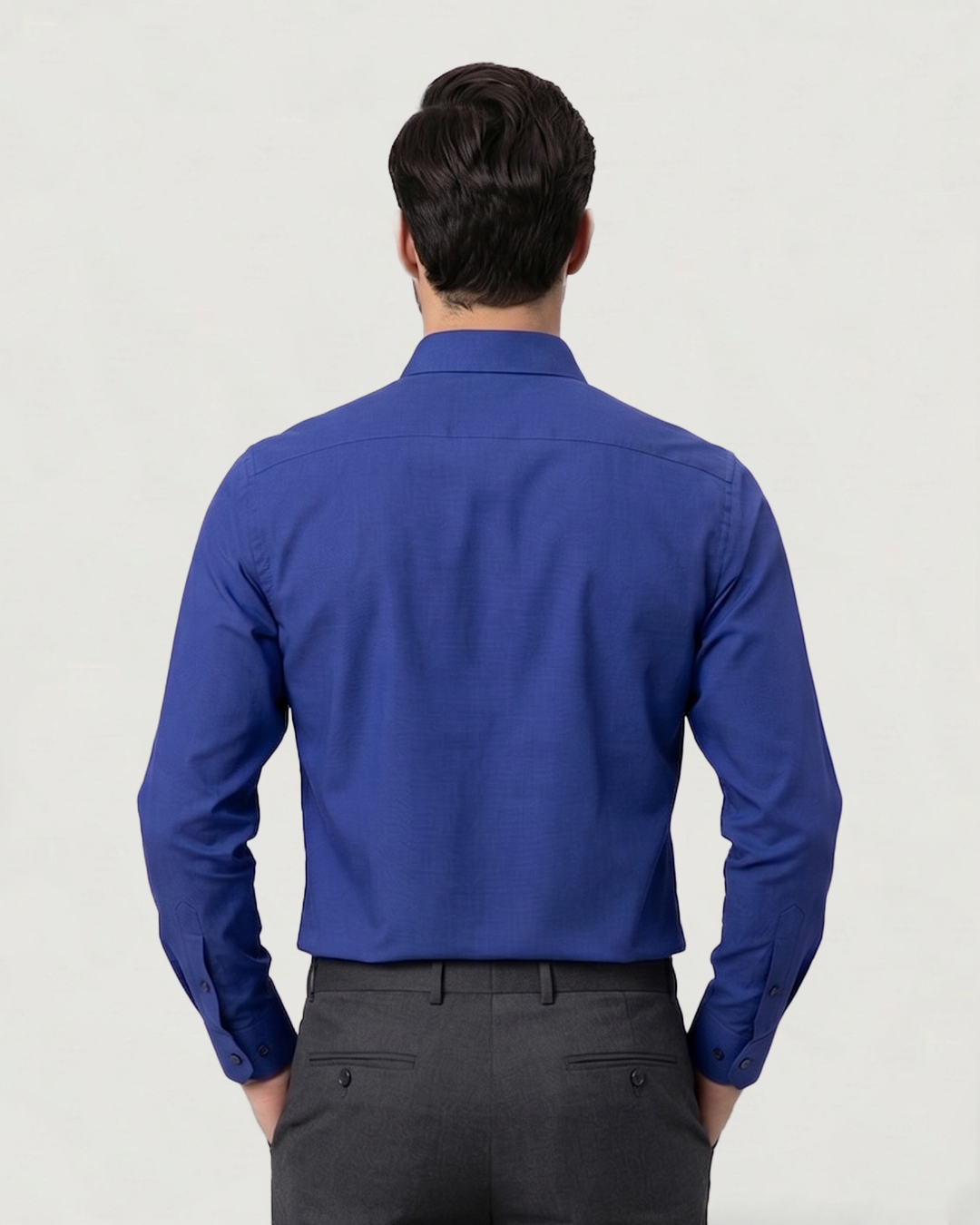 CAMISA ML BL SOLIDA WF C/SPANDEX