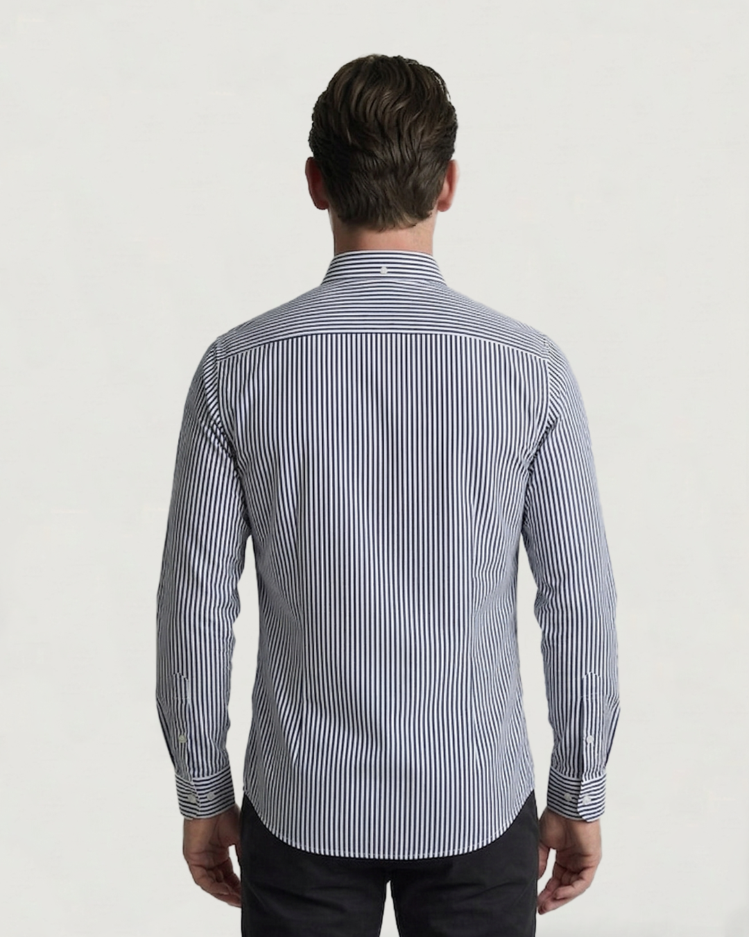CAMISA NOS BASIC BL ML RAYAS