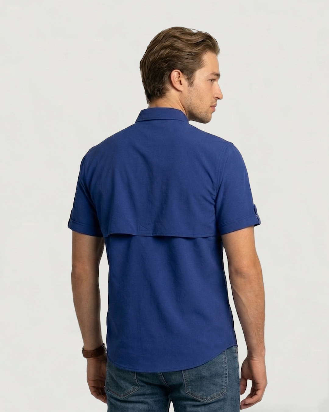 CAMISA MC ESTILO VAN HEUSEN AIR SOLIDA