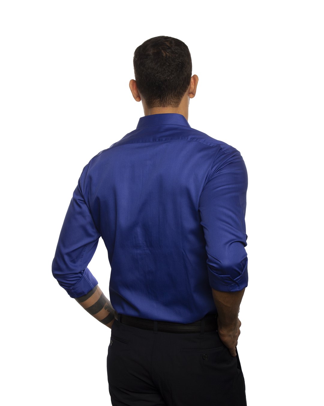 CAMISA ML BL SOLIDA WF