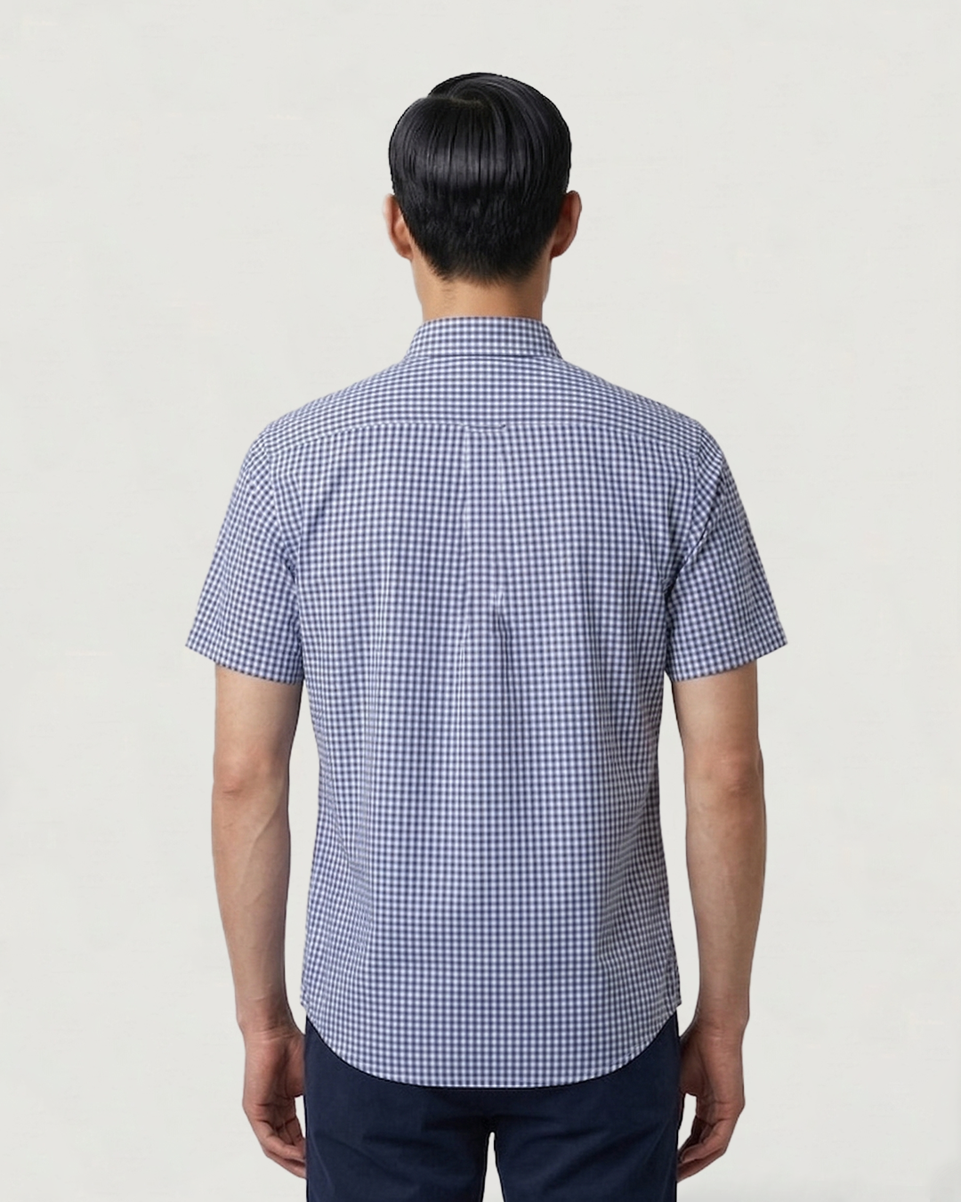 CAMISA MODA BL MC CUADROS