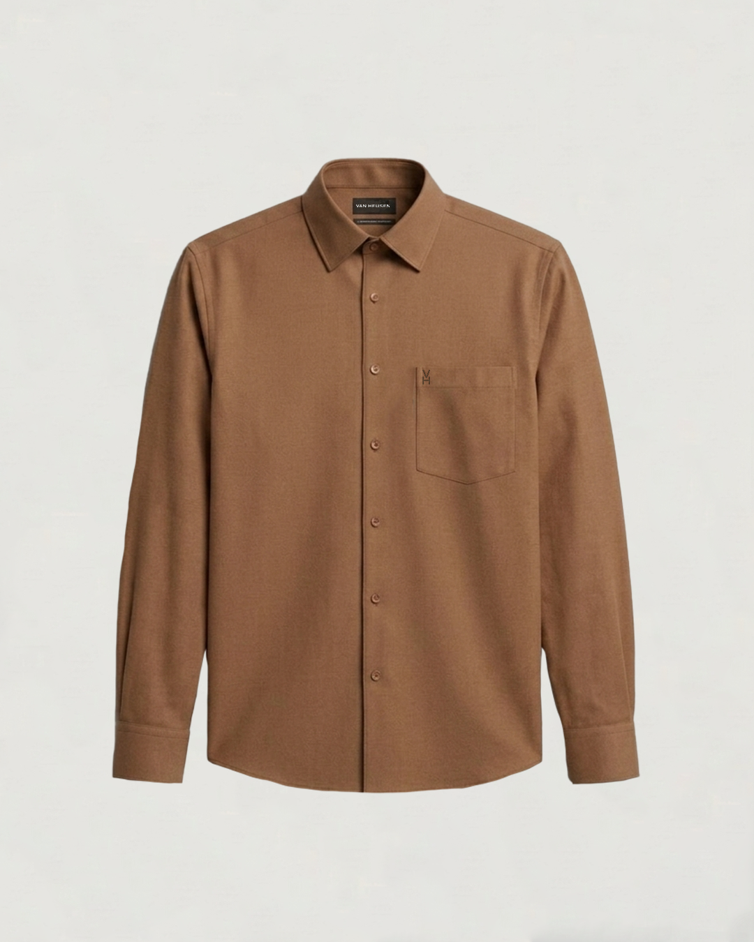 CAMISA ML BL SOLIDA WF C/SPANDEX