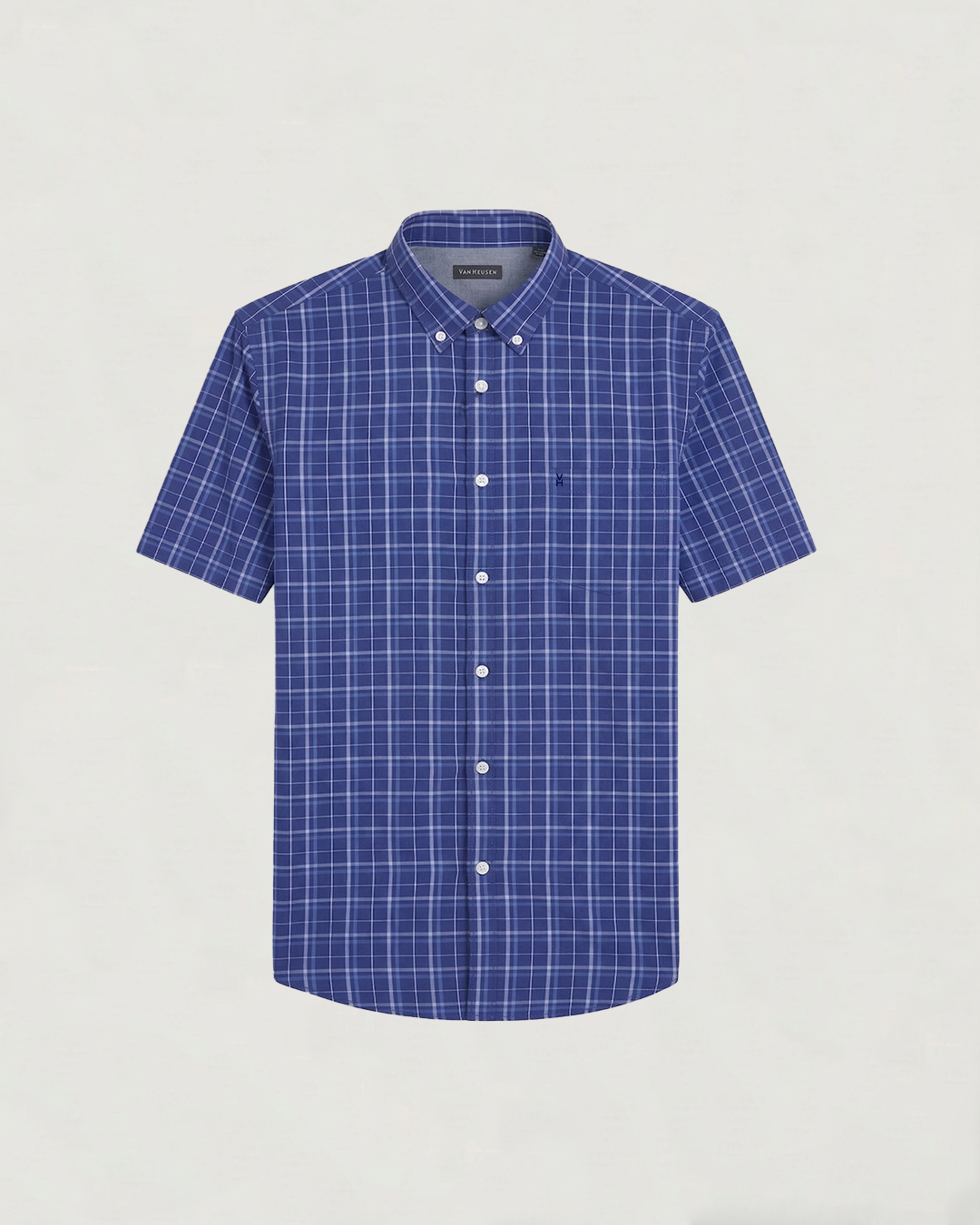 CAMISA MODA BL MC CUADROS