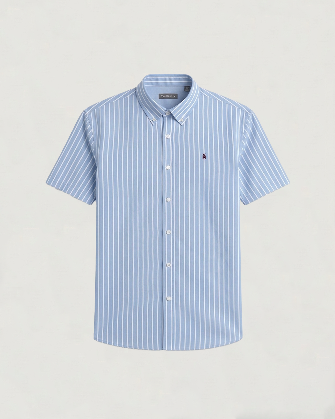 CAMISA MODA BL MC RAYAS