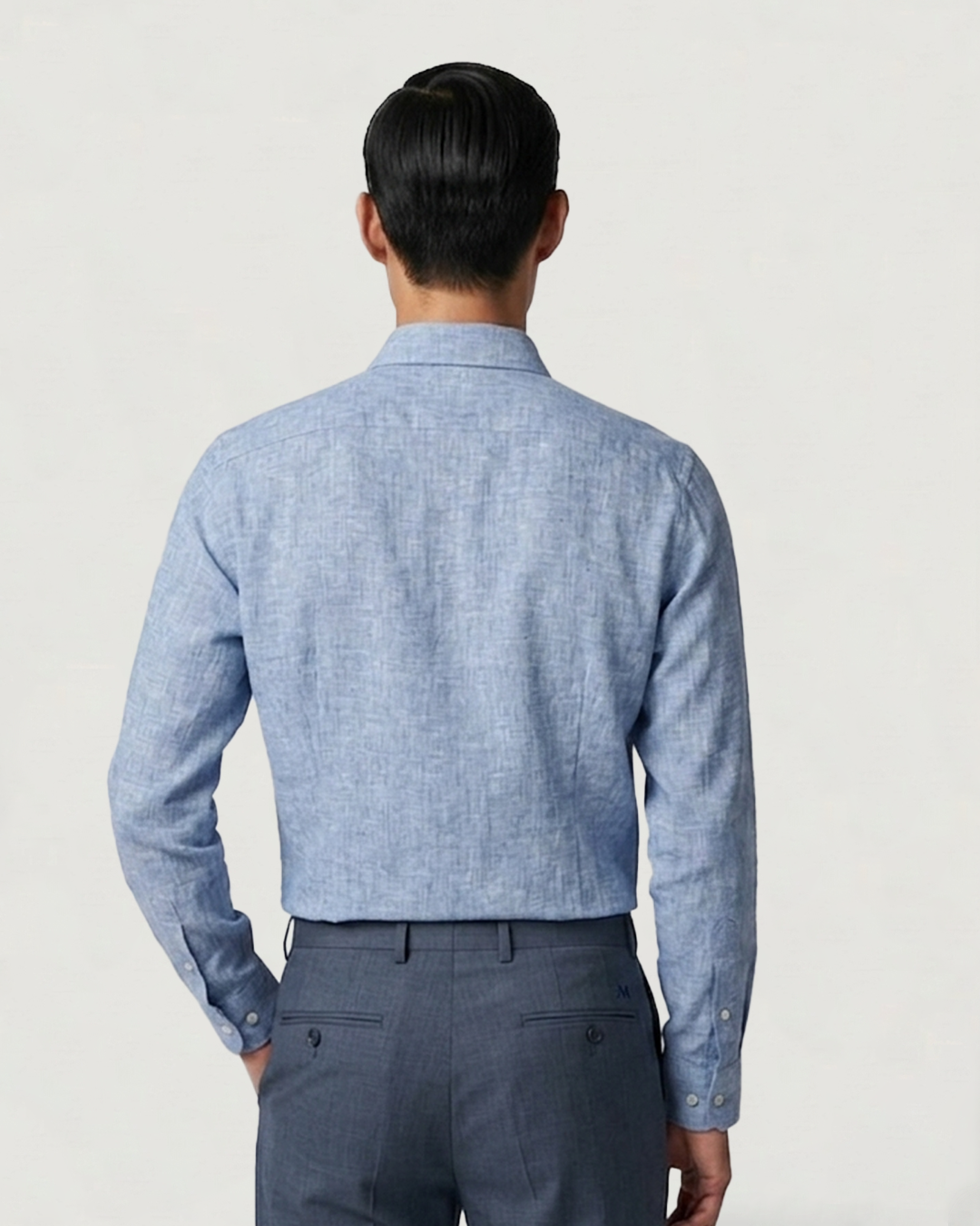 CAMISA ML PREMIUM SOLIDA LINO