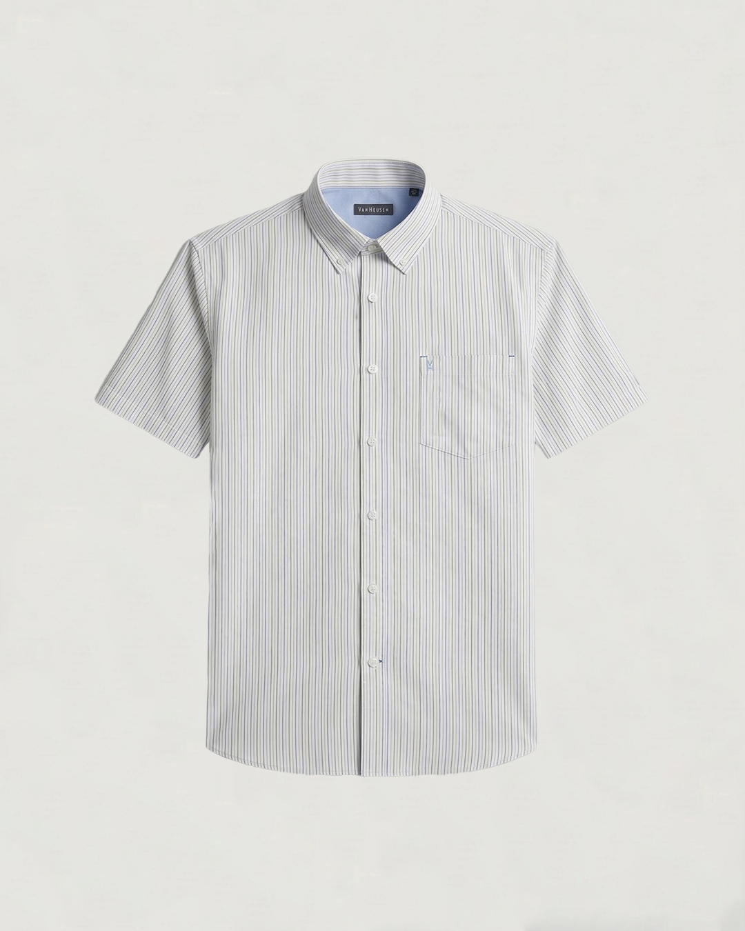 CAMISA MODA BL MC RAYAS