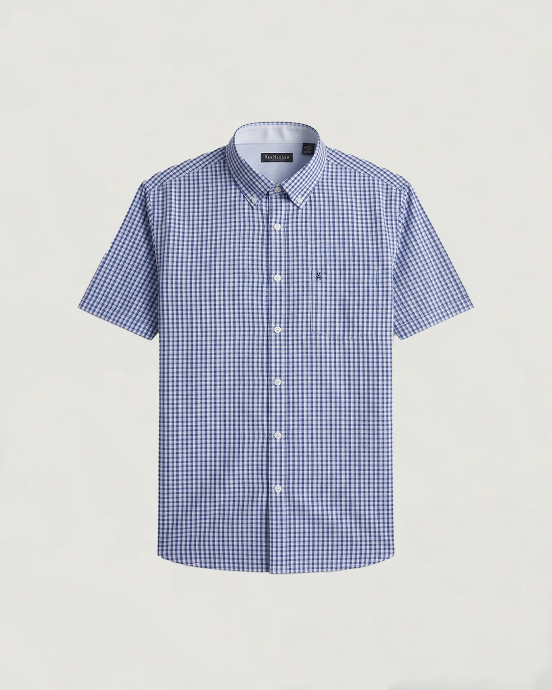 CAMISA MODA BL MC CUADROS