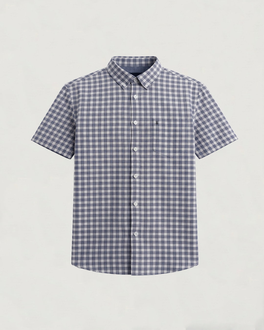 CAMISA MODA BL MC CUADROS