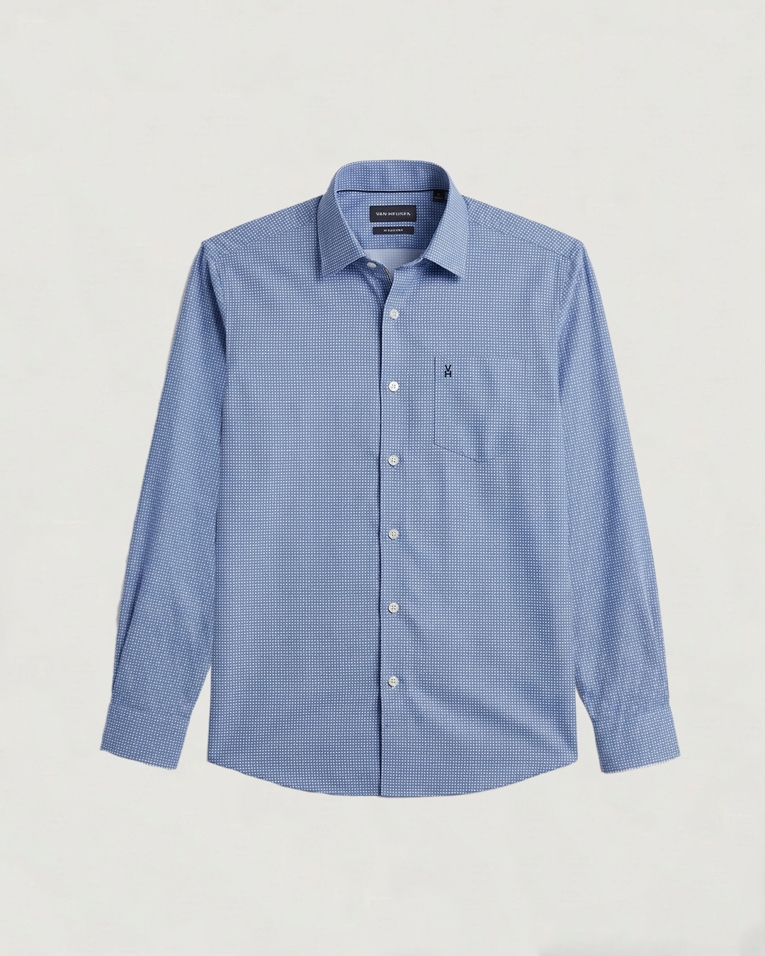 CAMISA ML 4 WAY STRECH PRINT ROMBO