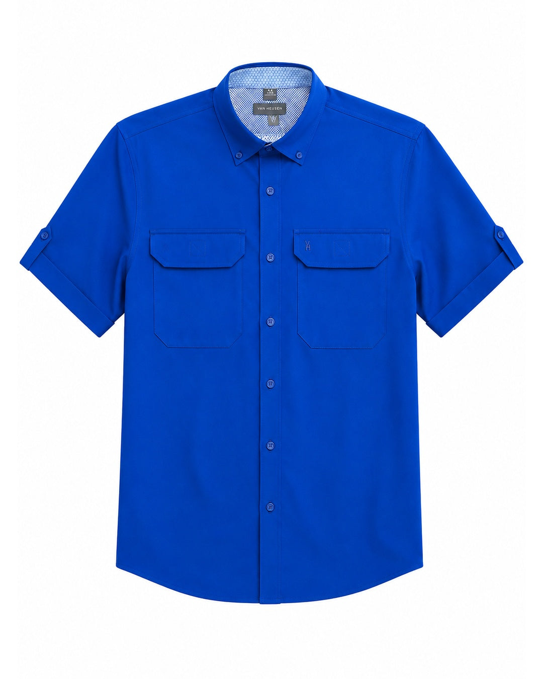 CAMISA MC ESTILO VAN HEUSEN AIR SOLIDA