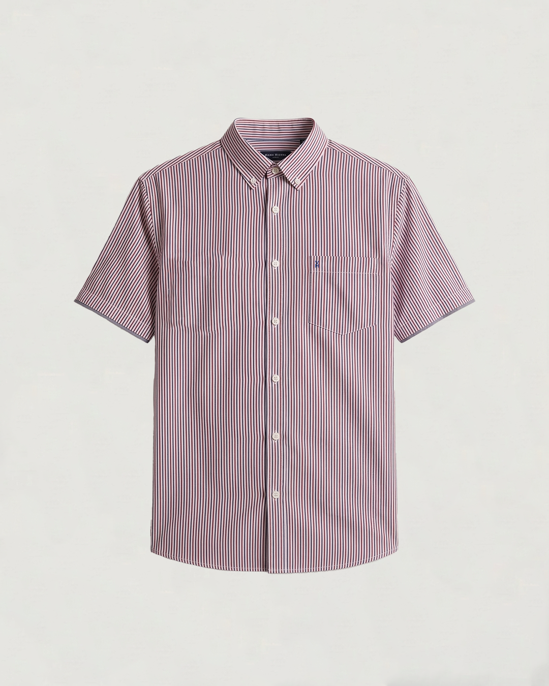 CAMISA MODA BL MC RAYAS