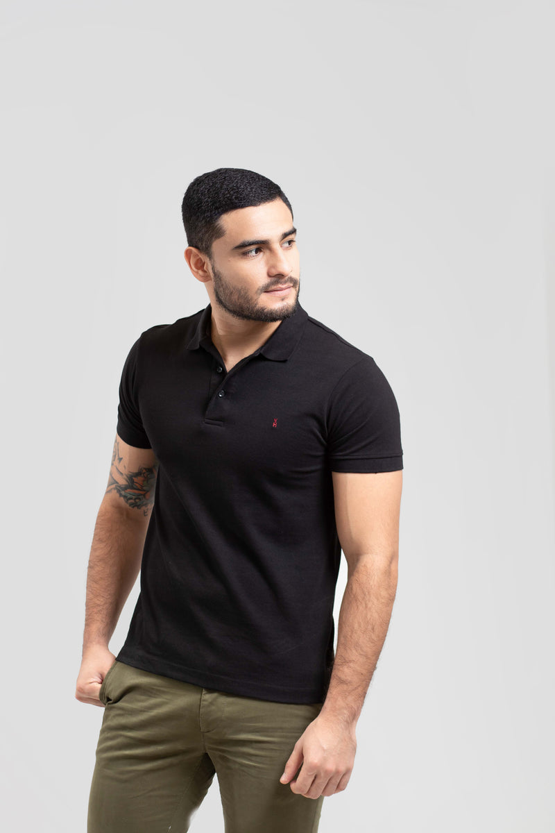 Polo Básica Negro