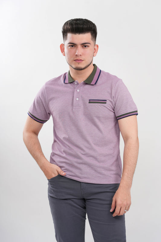 TB Polo - 1  50% Algodón 50% Polyester - Violeta