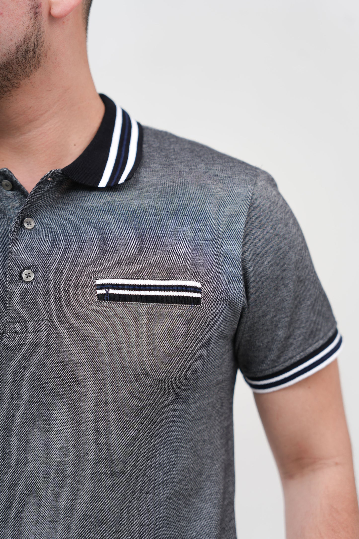 TB Polo - 2  50% Algodón 50% Polyester - Negro