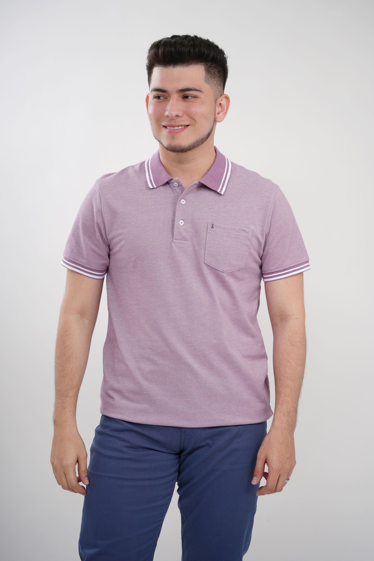 TB Polo - 4  50% Algodón 50% Polyester - Violeta